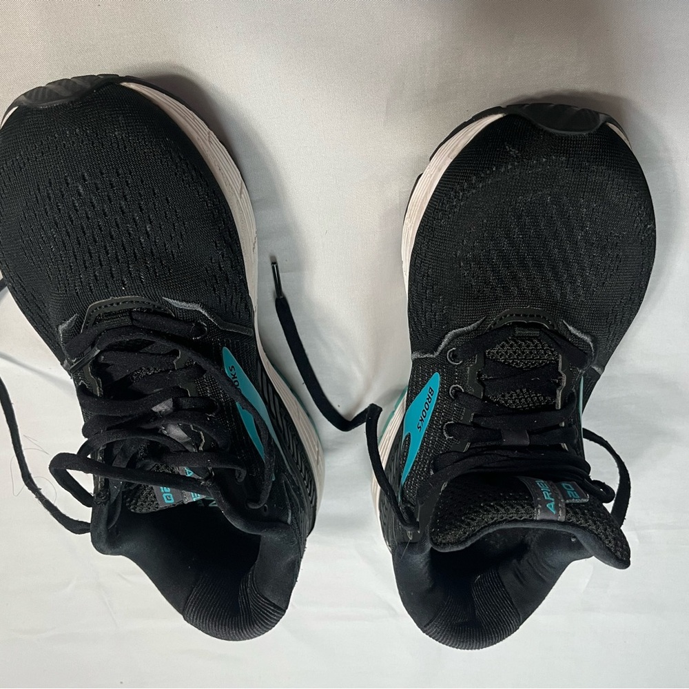 Brooks Black and Blue Athletic Shoes